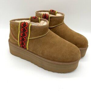 NWOB UGG Classic Ultra Mini Braid Platform Women Size 11